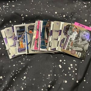 Sacramento Kings Card Lot NBA